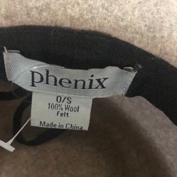Worn 1 time Phoenix grey cashmere wool hat - Picture 5 of 6